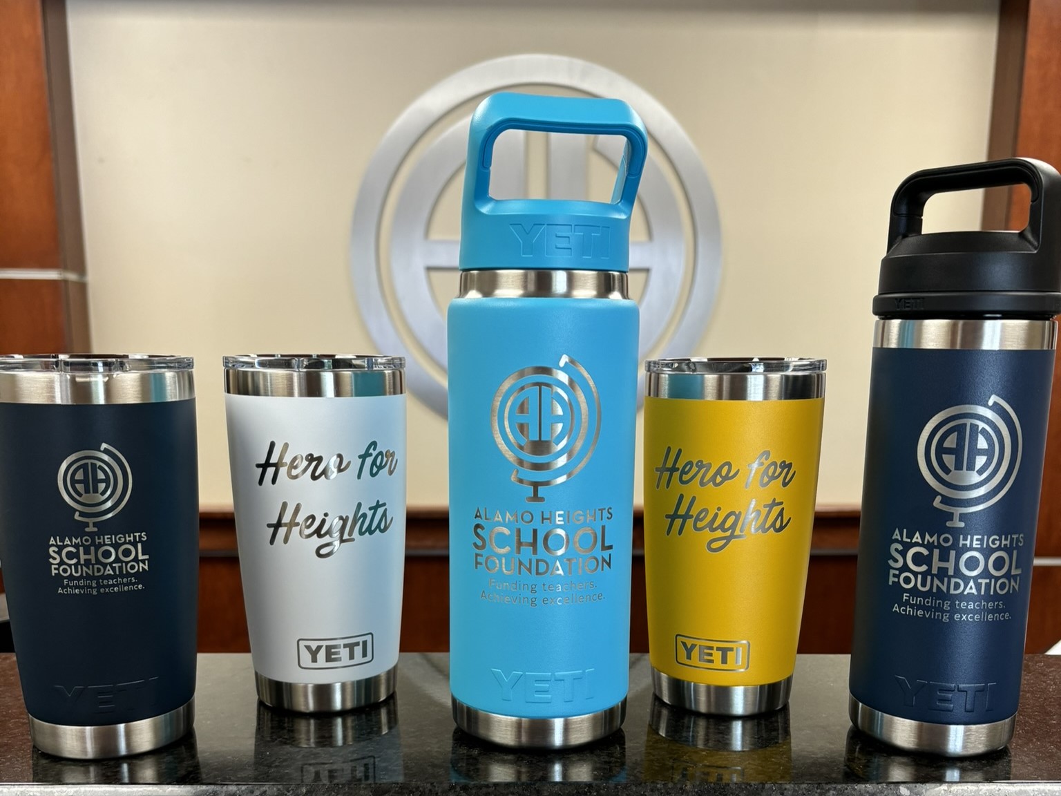 Heroes for Heights YETI Thermos'